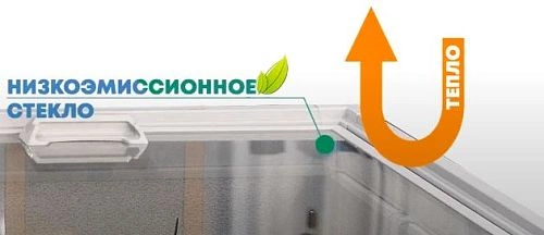 Ларь-бонета морозильная ROSSO 210 HT/CT с делителями — изображение 3