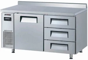 Стол морозильный TURBO AIR KWF15-3D-3-750 c ящиками и бортом