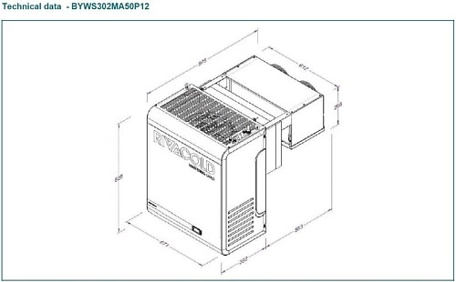 Моноблок RIVACOLD BYWS302MA50P12 — изображение 3