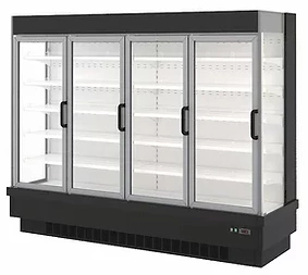 Горка холодильная ENTECO Вилия cube 125 П ВС RD — изображение 3
