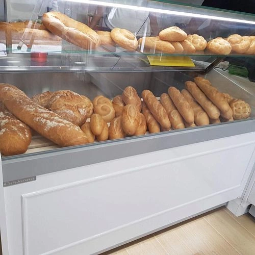 Витрина холодильная CARBOMA КС80 SM 1,0-1 1003 темный дуб — изображение 2