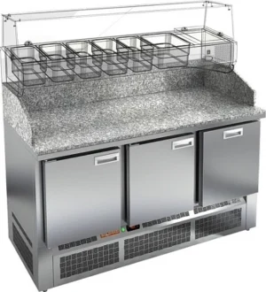 Стол для пиццы HICOLD PZE3-111/GN BOX камень