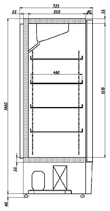 Морозильный шкаф Ариада Рапсодия R700LХ — изображение 2
