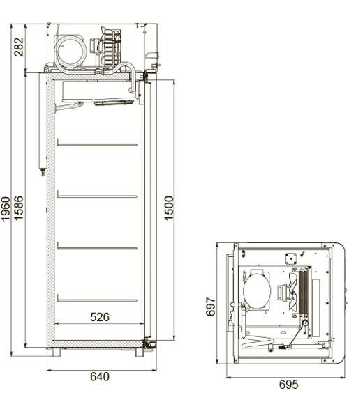Морозильный шкаф POLAIR CB105-Sm — изображение 4