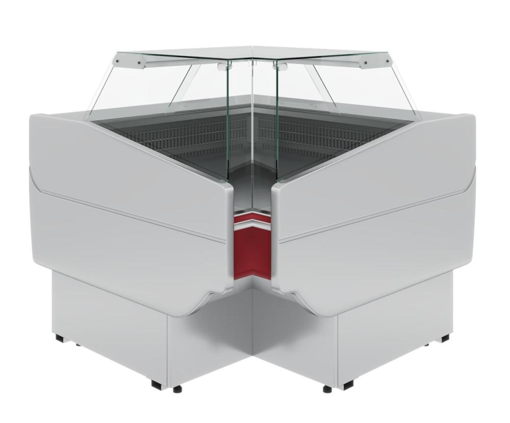 Витрина холодильная Carboma GC120 VV-6 (внутренний угол, динамика, 3004)