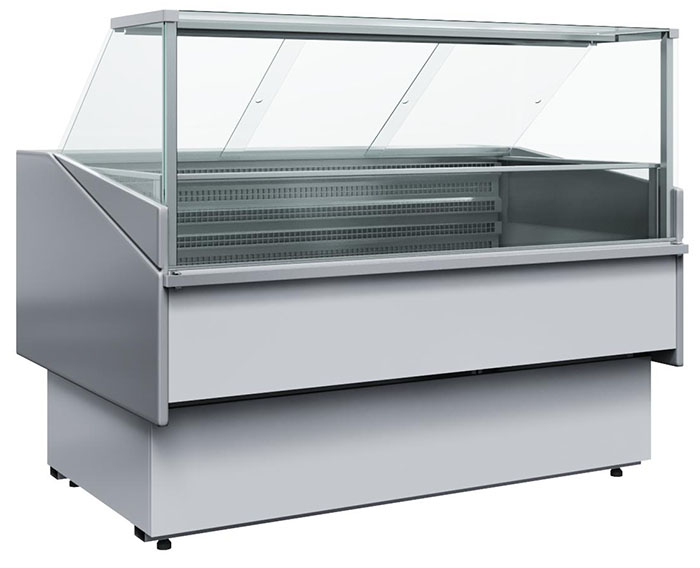 Морозильная витрина Carboma GC110 SL 1,25-1 (с пластиковыми боковинами)