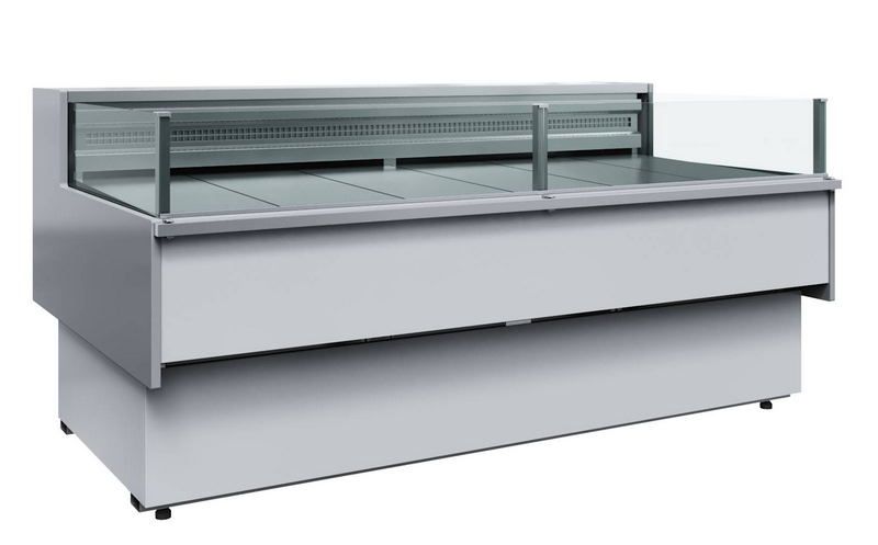 Холодильная витрина Carboma GC110 VM 2,0-2 (с боковинами, динамика, открытая) (0011-9006)