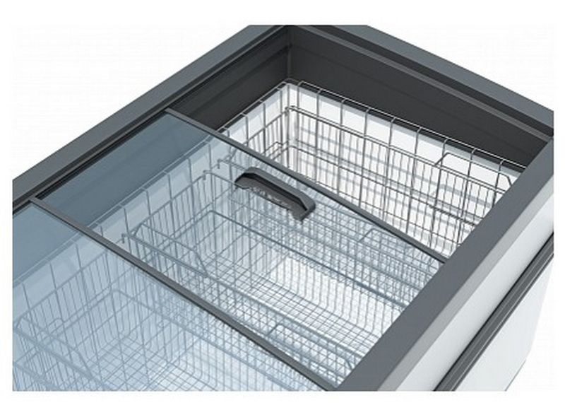 Ларь-бонета комбинированная FROSTOR UF 1900 ВЕ серая — изображение 2