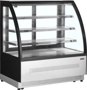 Витрина кондитерская TEFCOLD LPD1200C/BLACK черная/нерж