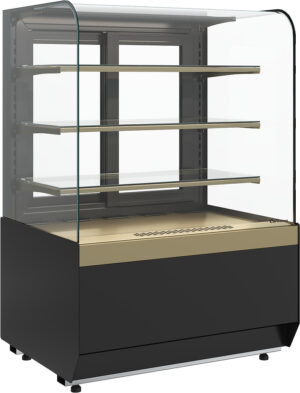 Витрина нейтральная Carboma Radius KR70 N 1,3-1 Light (Bronze 9005/0109)