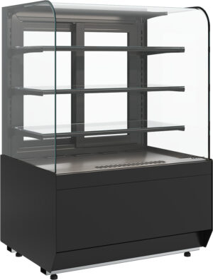 Витрина нейтральная Carboma Radius KR70 N 0,9-1 Light (Techno 9005)